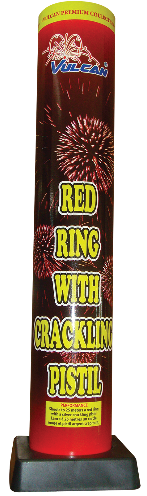 Vulcan Fireworks! Bombshells - Red Ring with Crackling Pistil