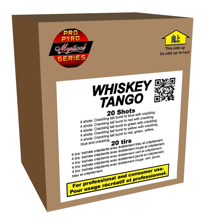 Pro Pyro Mystical Series Cakes - Whiskey Tango