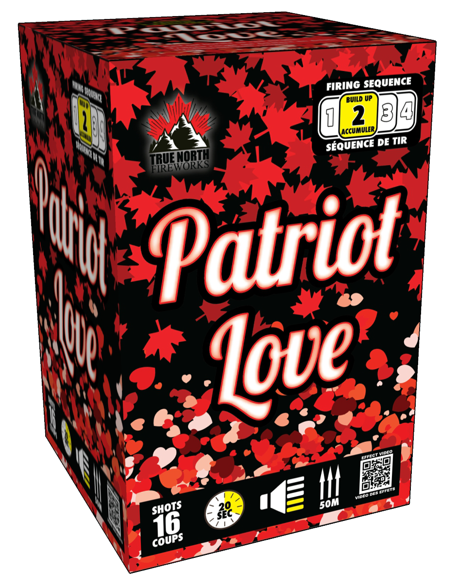 True North Fireworks Cakes - Patriot Love 3D