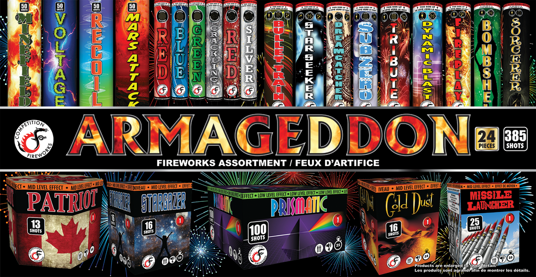 Competition Fireworks Family Packs - Armageddon