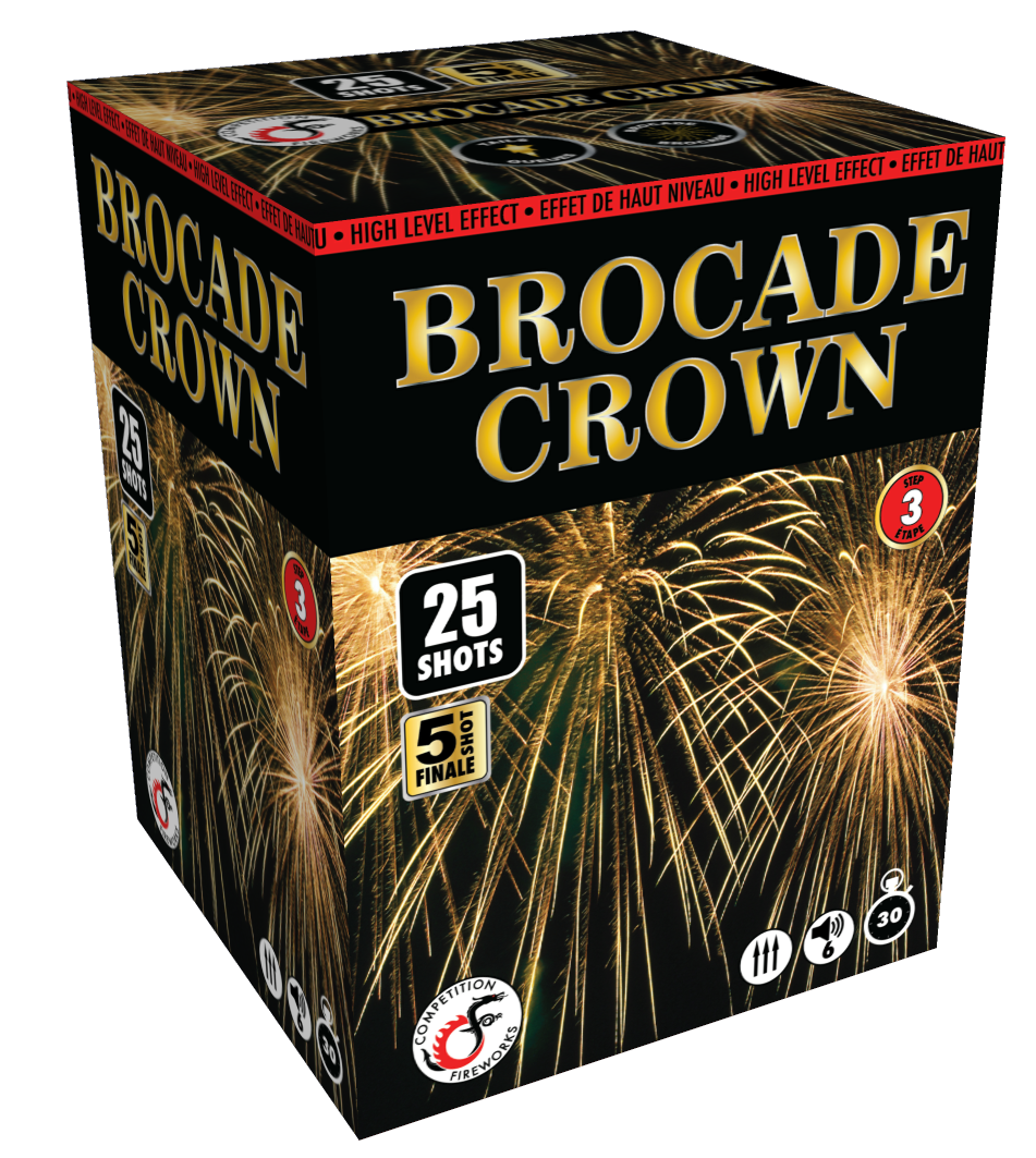 Competition Fireworks Cakes - Brocade Crown