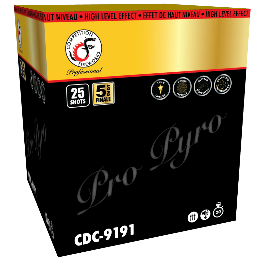 Competition Fireworks Pro Pyro - CDC-9191 3D