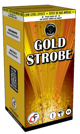 Competition Fireworks Fountains - Gold Strobe