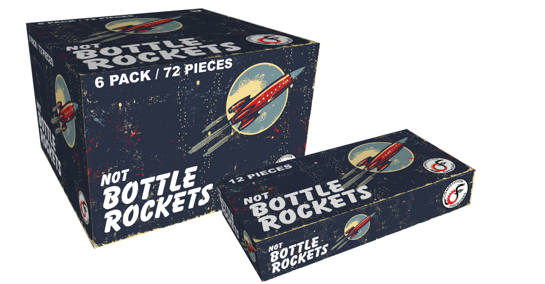 Competition Fireworks Rockets & Missiles - Not Bottle Rockets Boxes